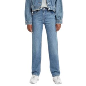 Levi’s 100% cotton Low Pro Mid-Rise Relaxed Straight Leg denim jeans 31 NEW